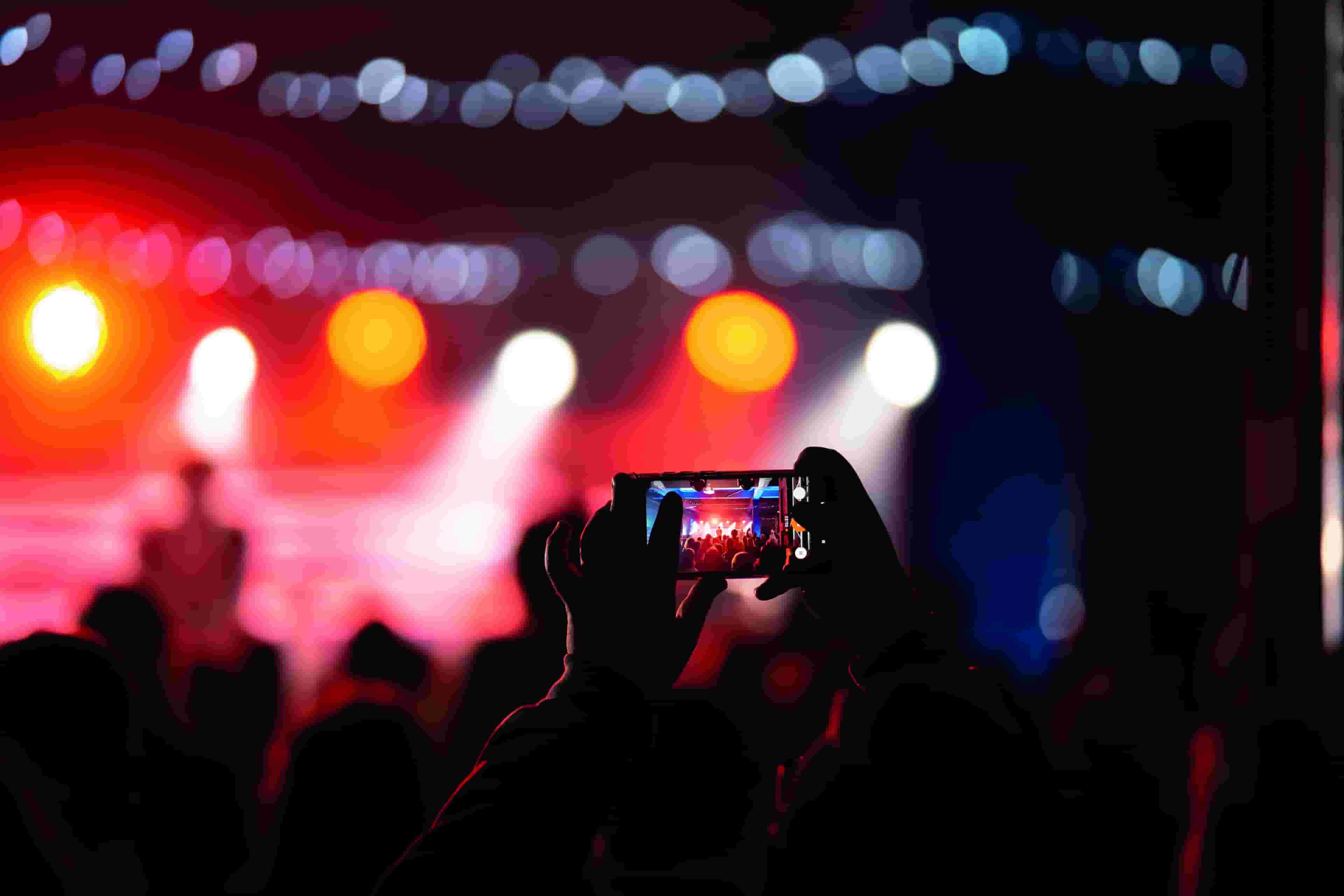 Crowd at an event