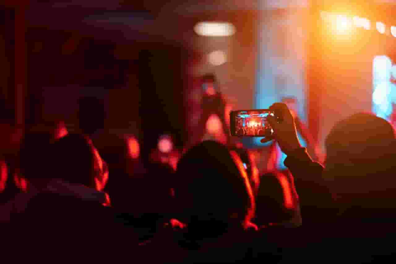 Crowd at an event