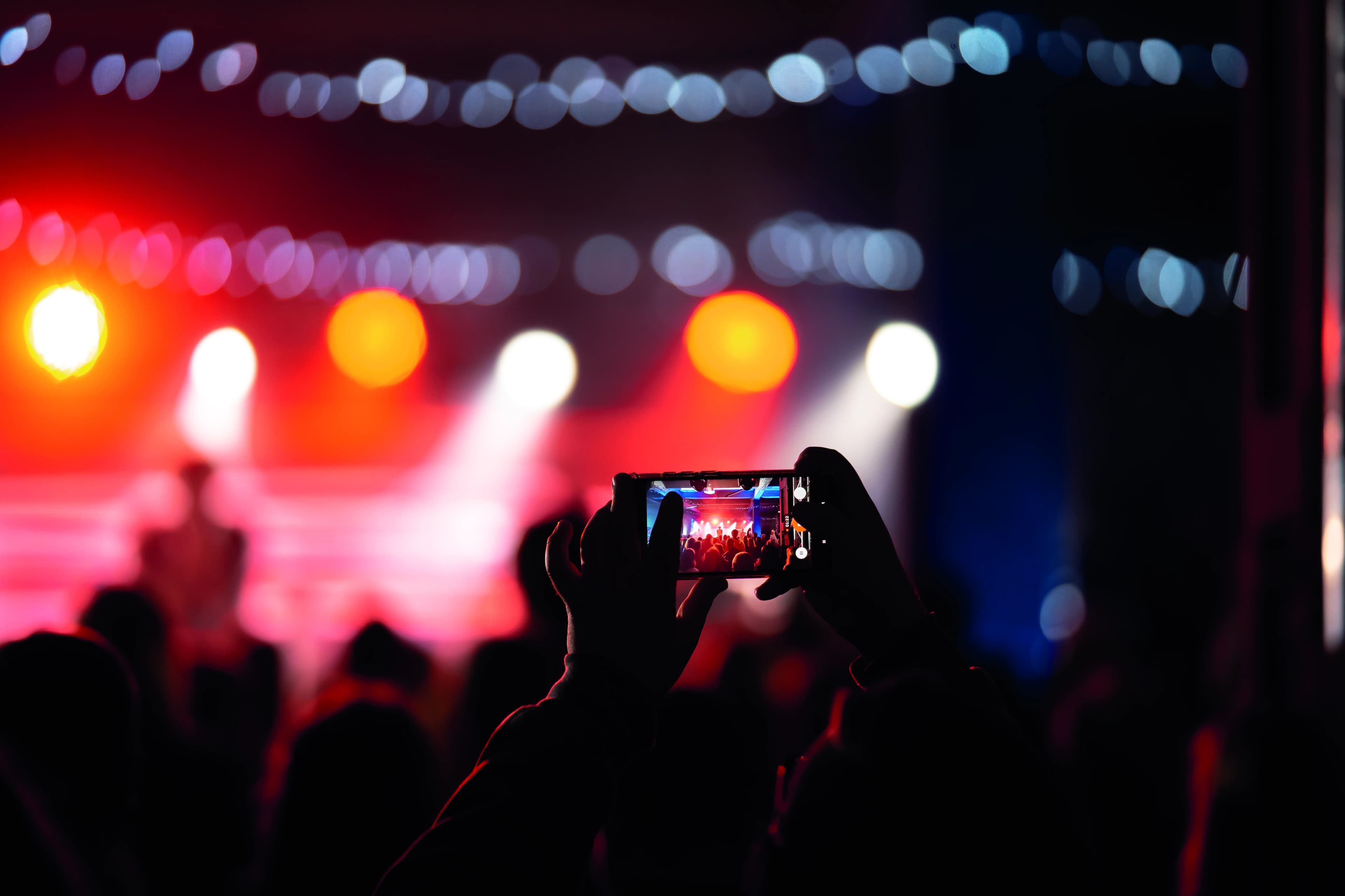 Crowd at an event