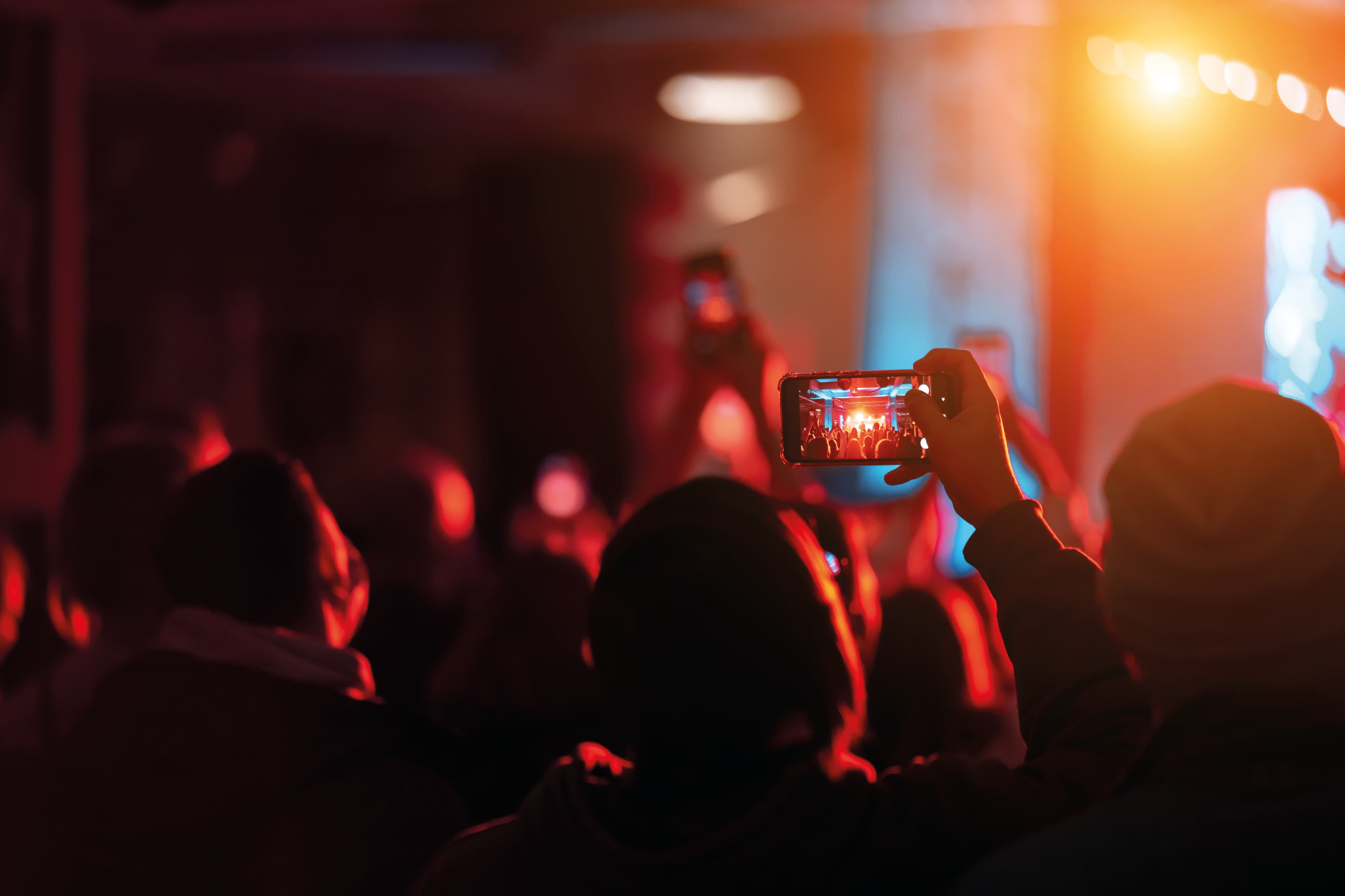 Crowd at an event
