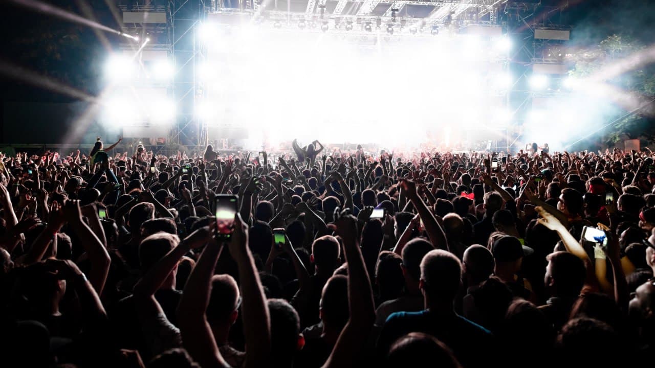 Crowd at an event