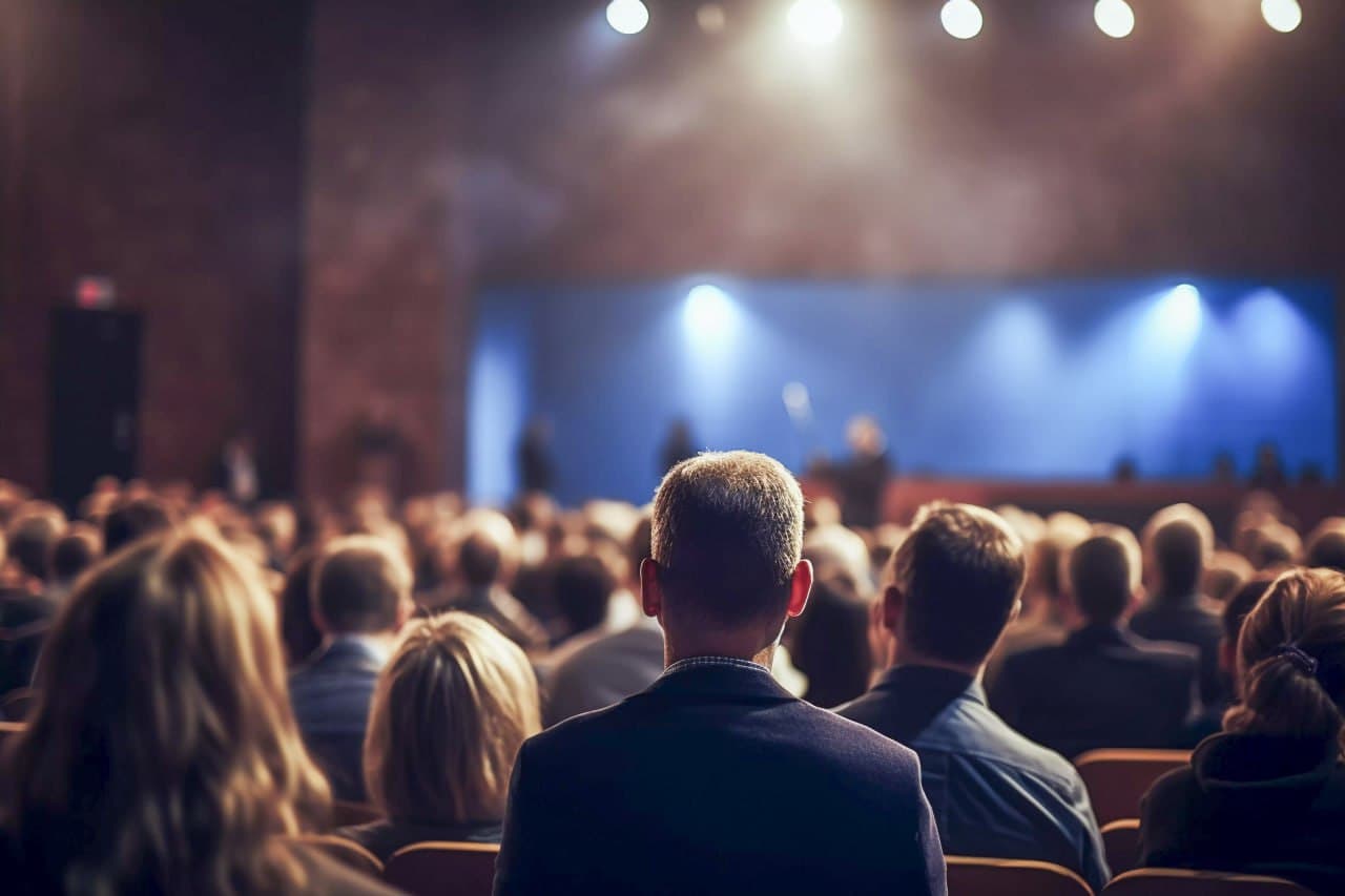 Crowd at an event