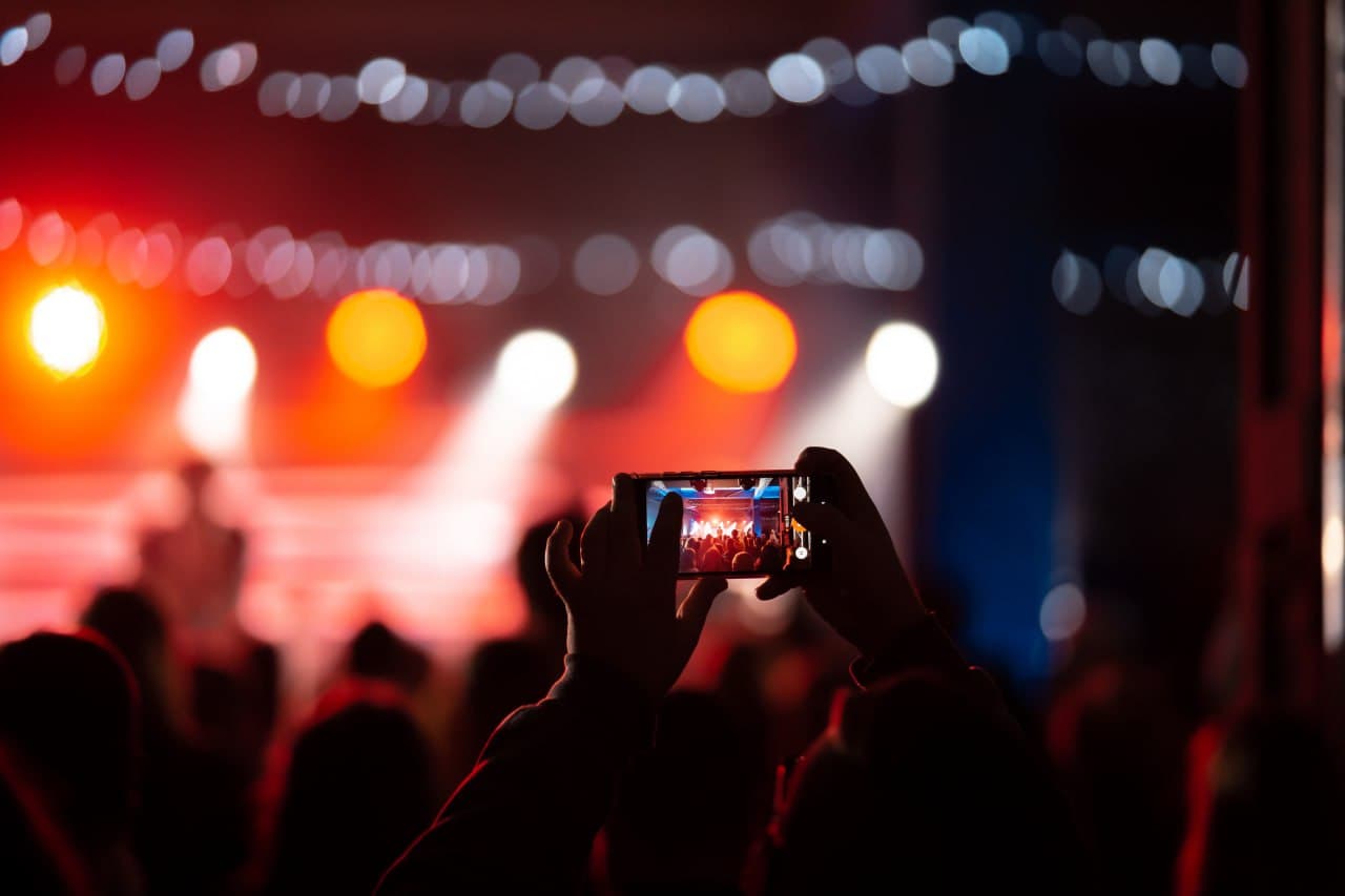 Crowd at an event